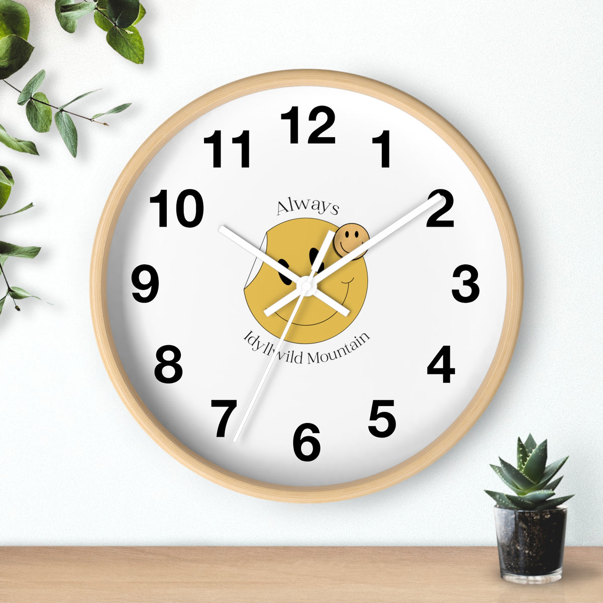 Wall Clock Always Happy