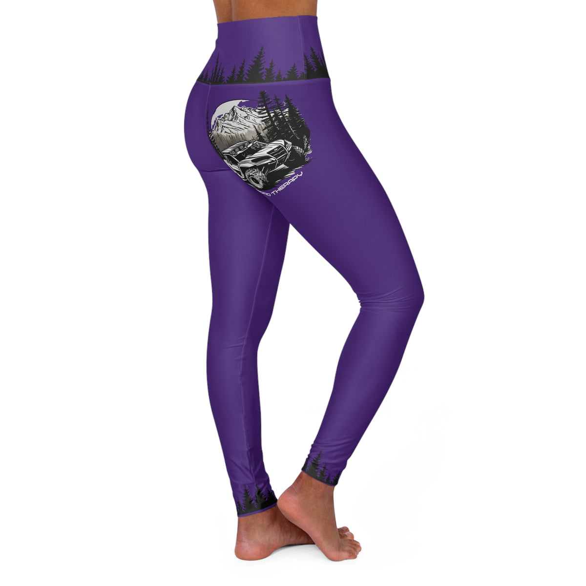 Can Am Off Road Purple Leggings