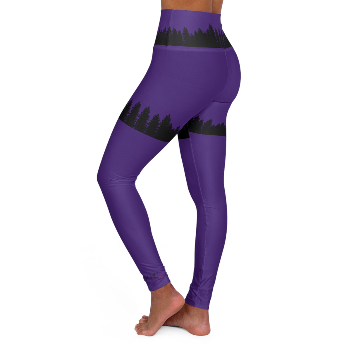 High Waisted Butt Lift Yoga Leggings (AOP) Idyllwild