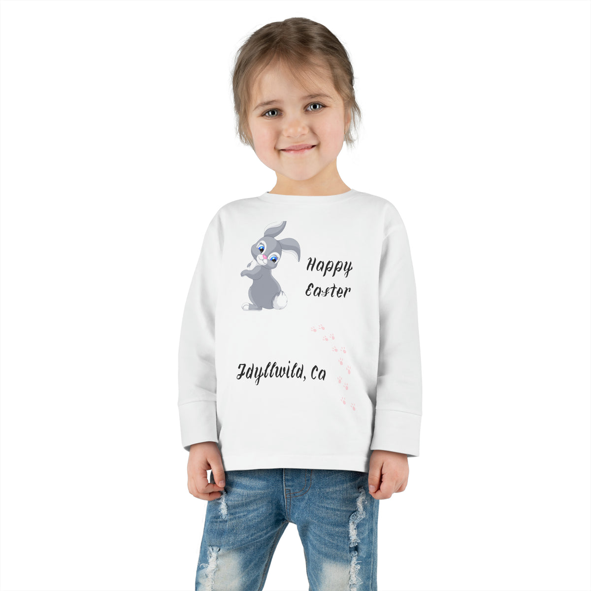 Toddler Long Sleeve Tee Idyllwild Bunny Trail