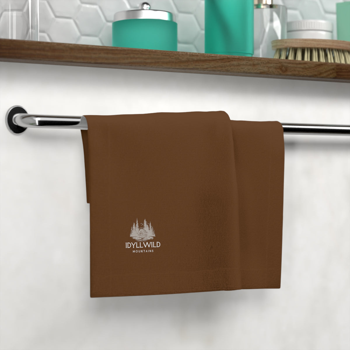 Face Towel Cabin in the Woods Brown