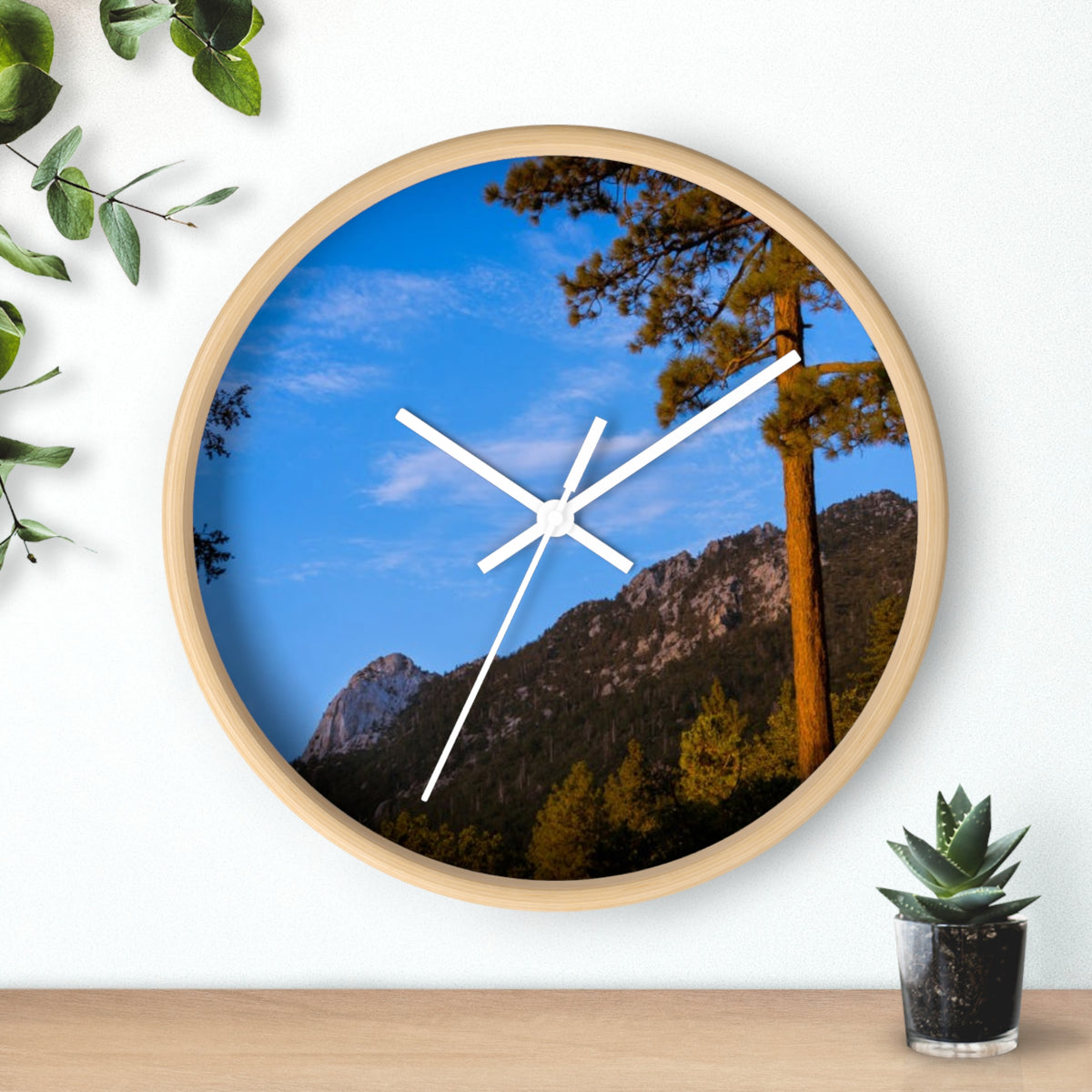 Wall Clock Lily Rock