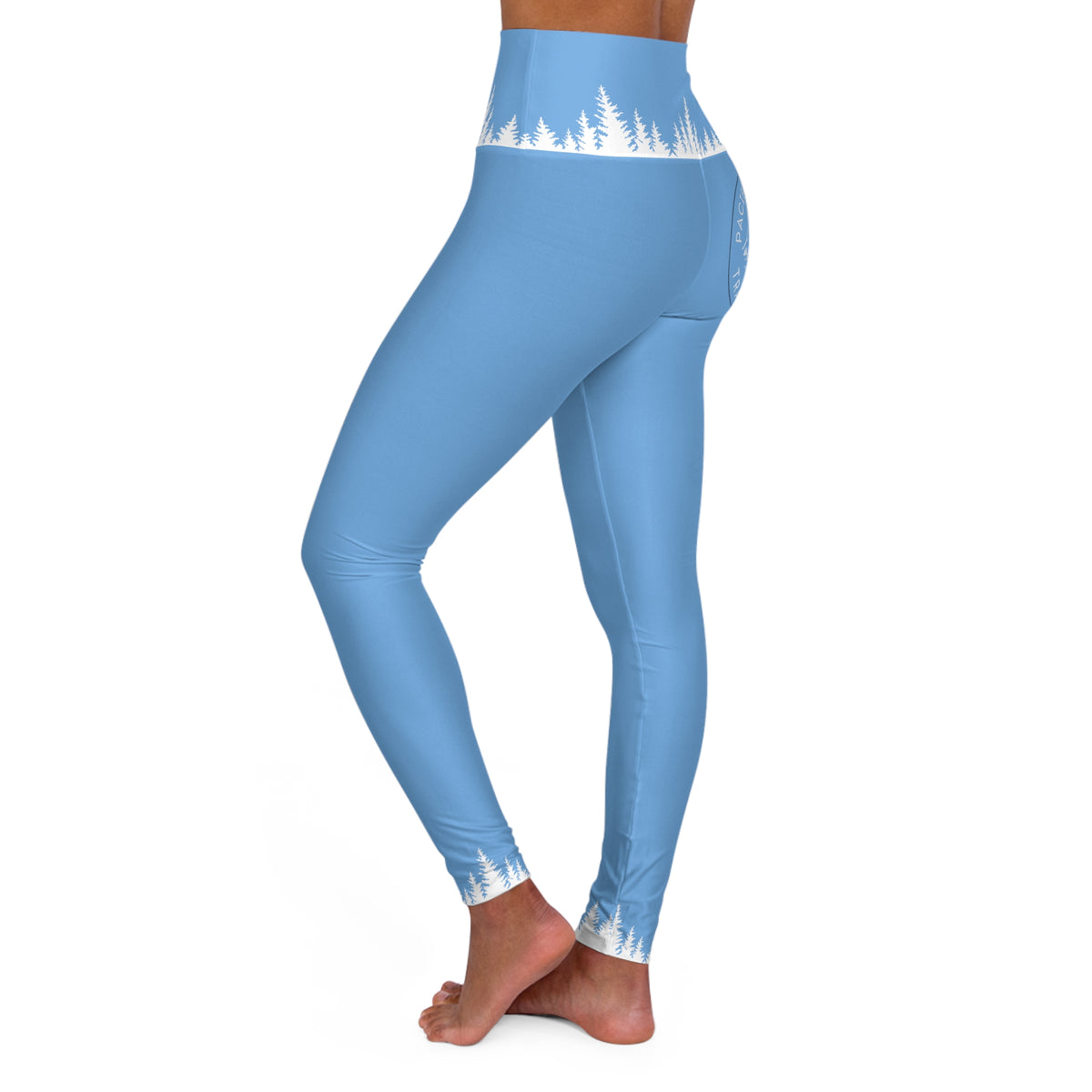 Pacific Crest Trail Hiker Blue Leggings