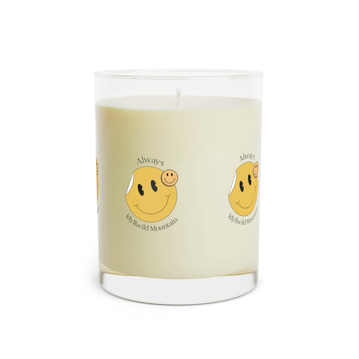 Scented Candle - Full Glass, 11oz Idyllwild Always Smiles