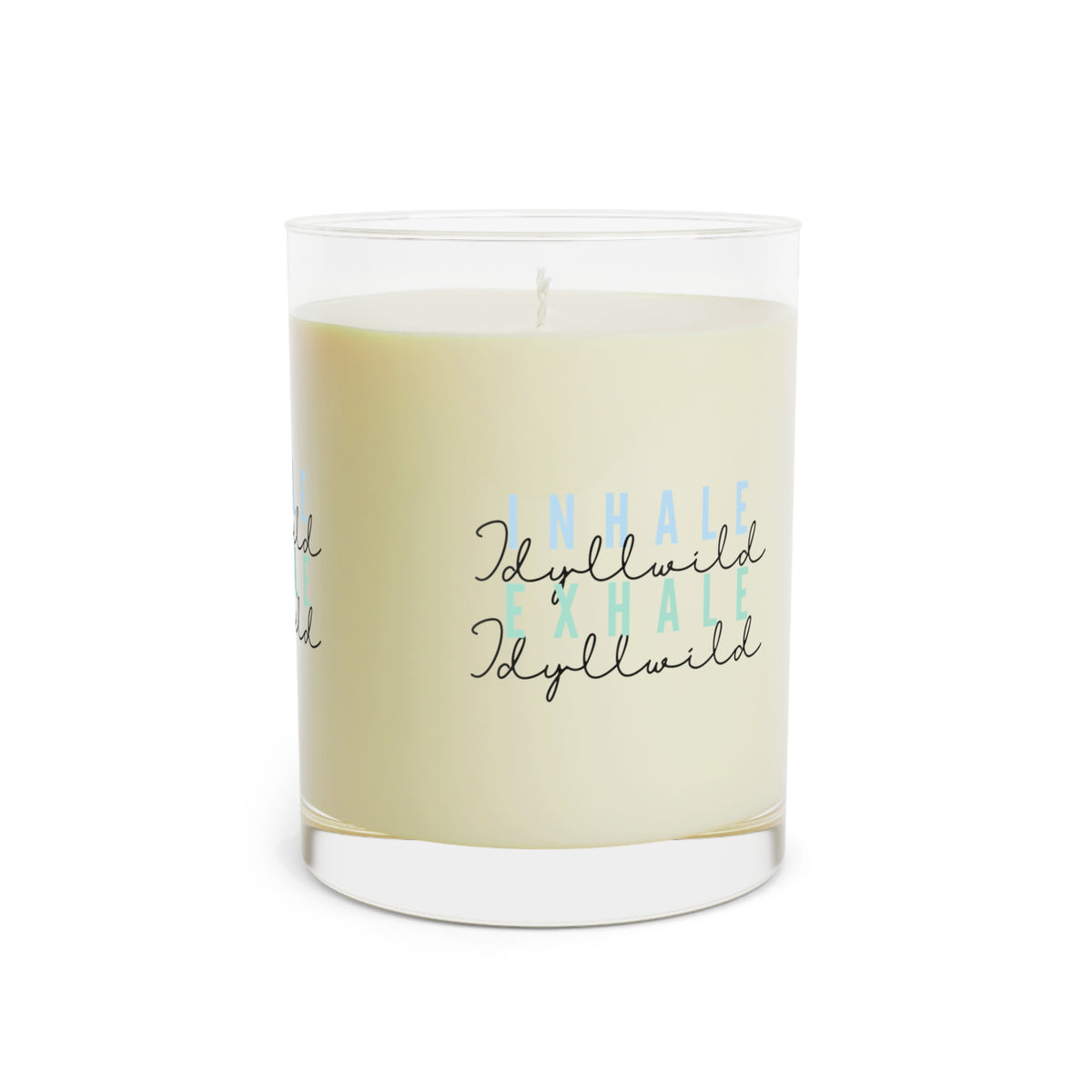 Scented Candle - Full Glass, 11oz inhale and exhale Idyllwild