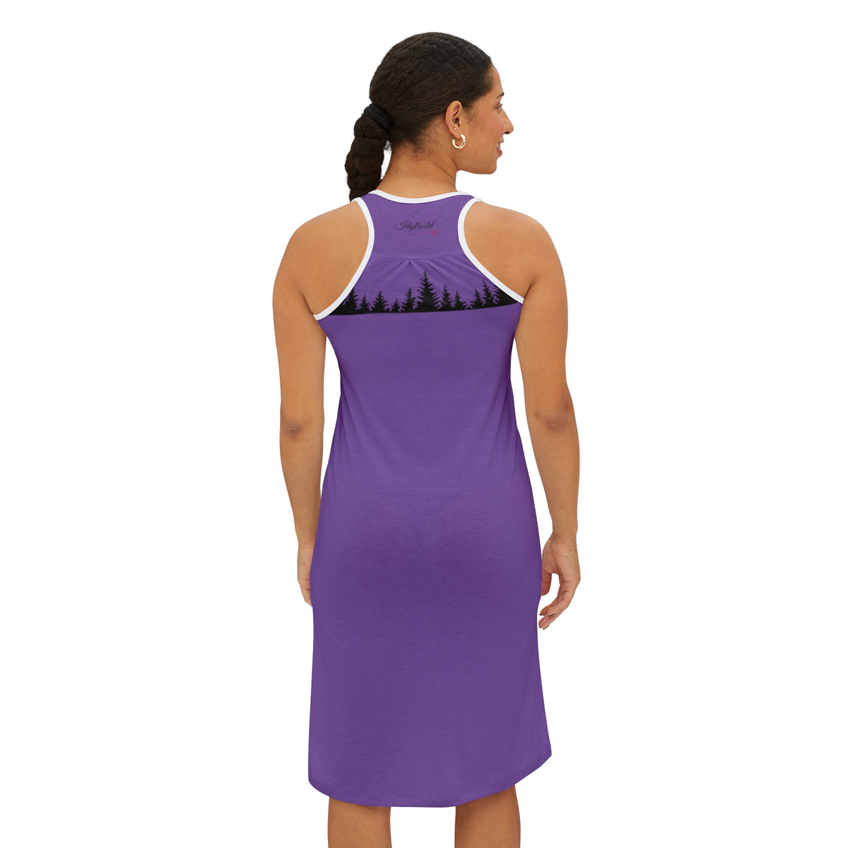 Women's Idyllwild Cow Purple Racerback Dress