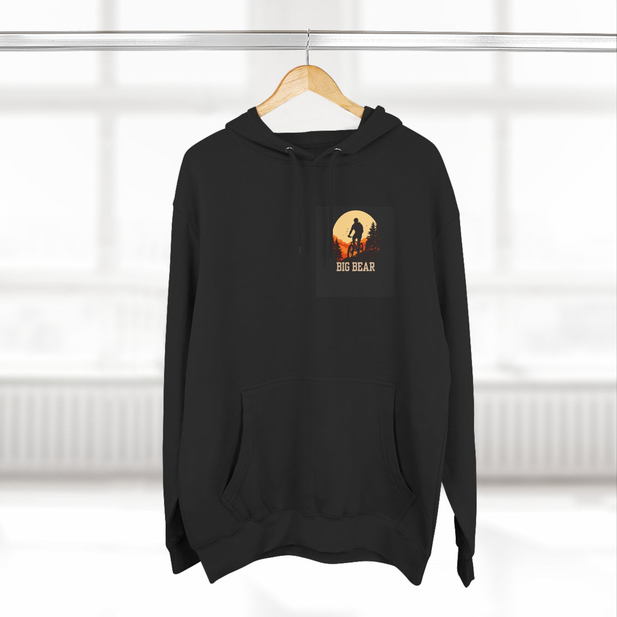 Big Bear Mountain Biking Sunset Hoodie
