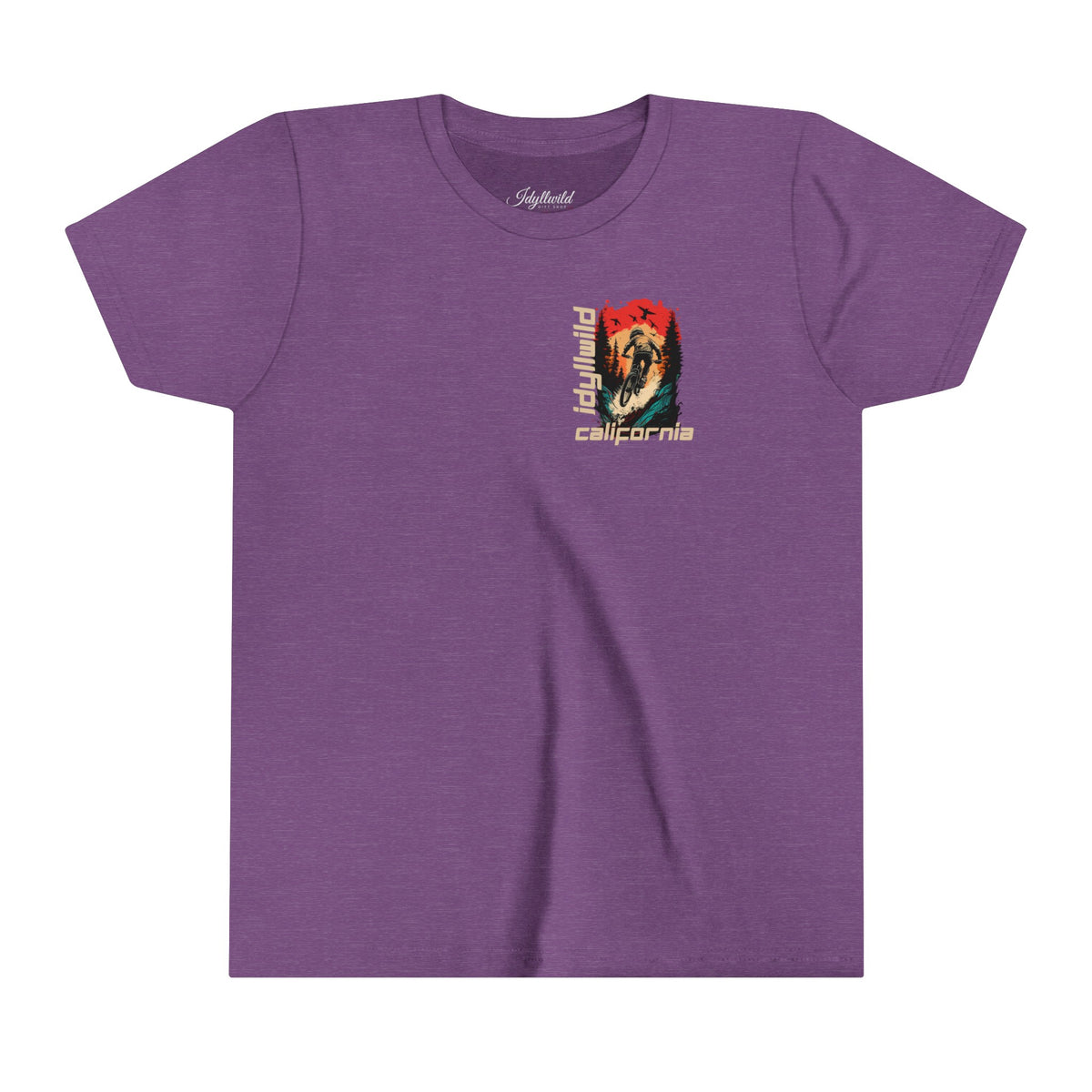 Idyllwild Mountain Biking Youth Short Sleeve Tee