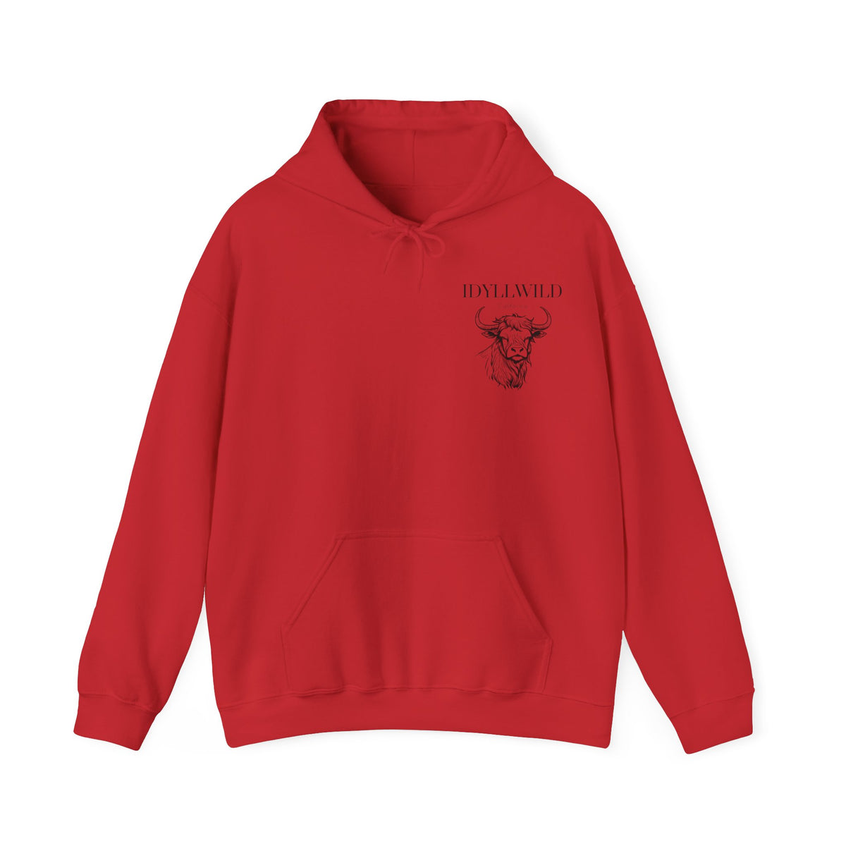 Idyllwild Highlander Cow 4 Hoodie