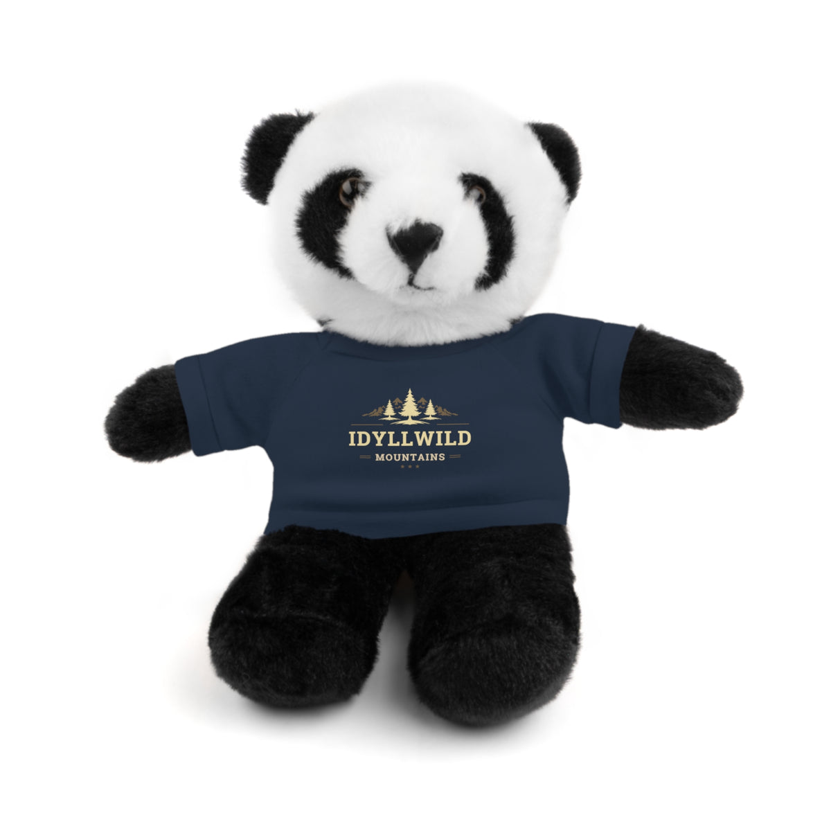 Stuffed Animals with Tee Idyllwild Mountain Badge