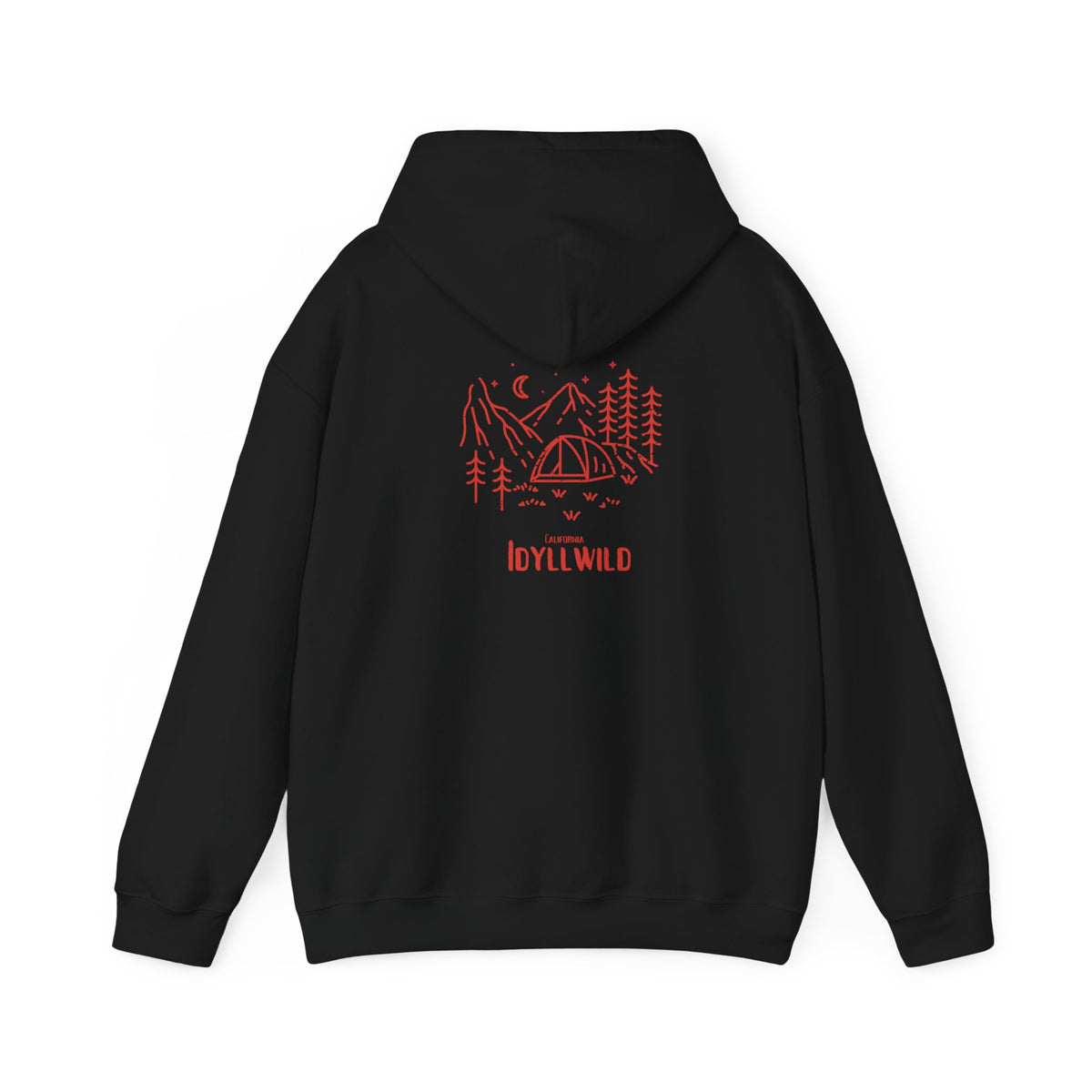Unisex Heavy Blend™ Hooded Sweatshirt Camping RED