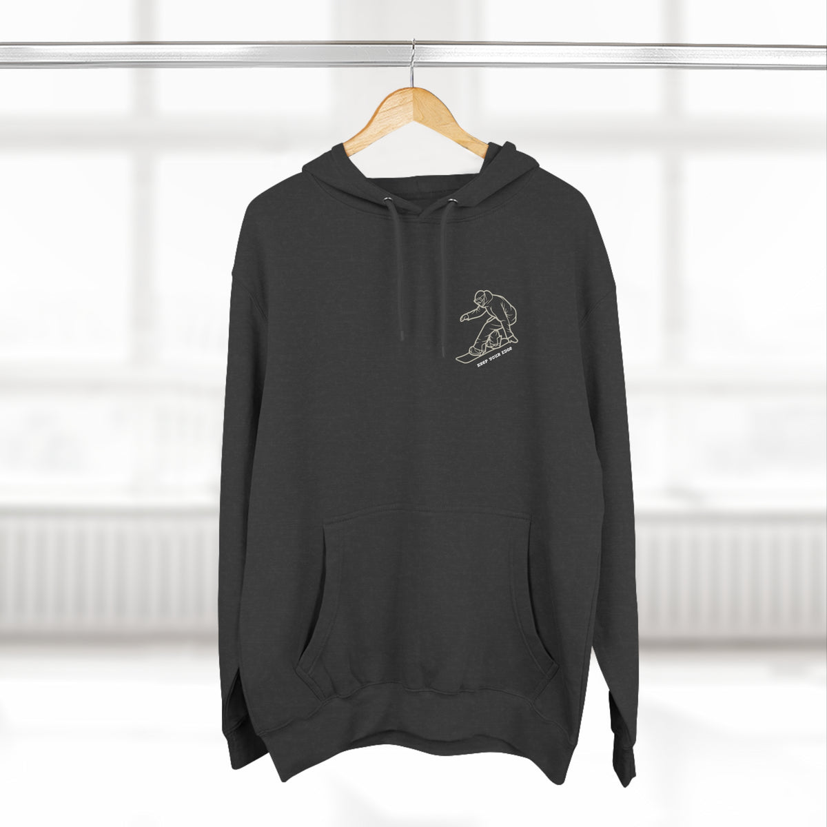 Snowboard  "Keep your edge" Hoodie