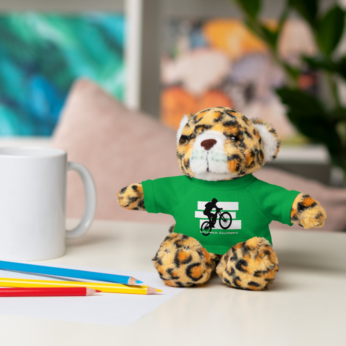 Stuffed Animals with Tee Bike Idyllwild
