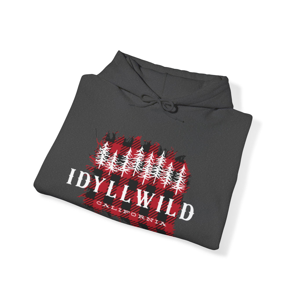Idyllwild Red Buffalo Plaid White Pine Hoodie