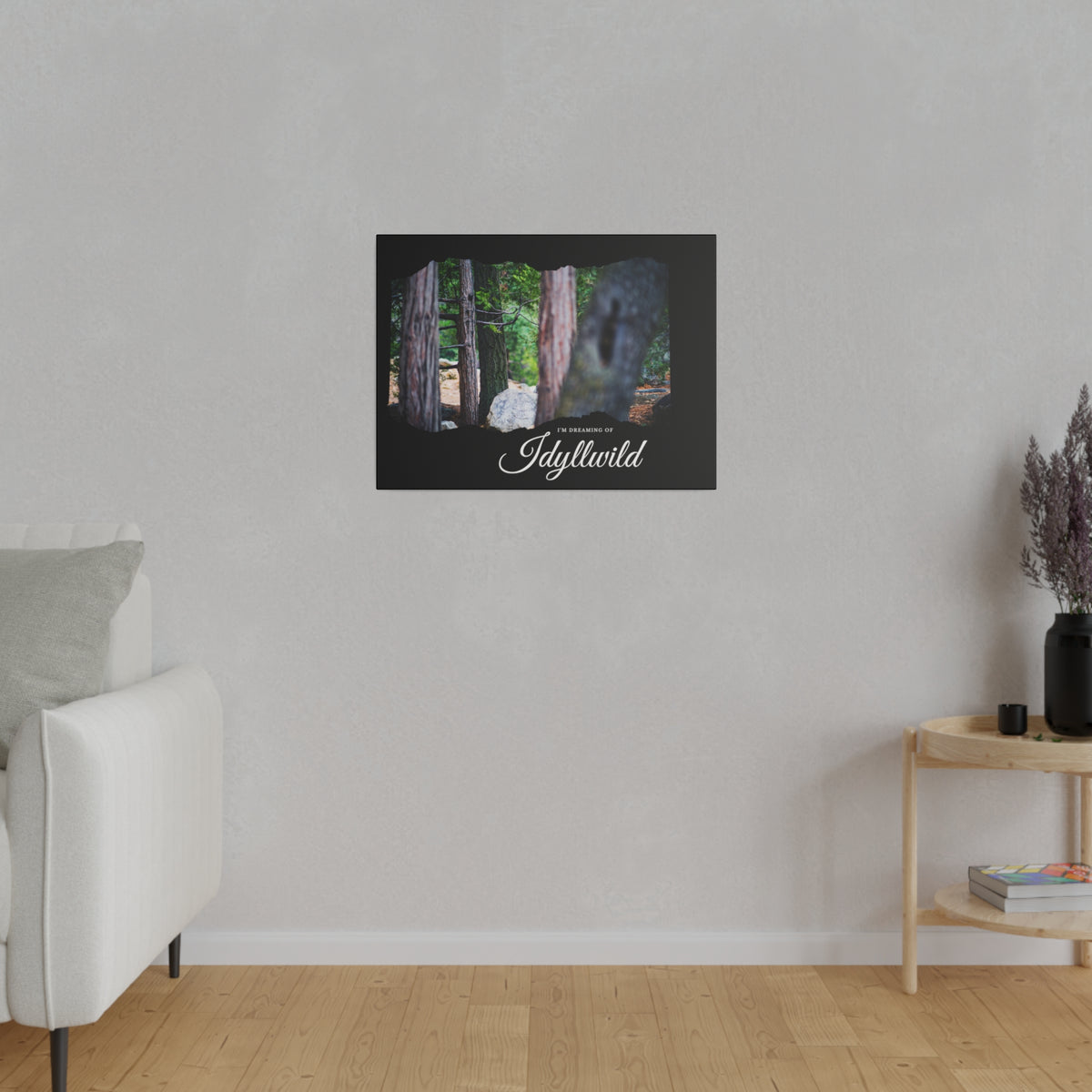 Matte Canvas, Stretched, 0.75" Dreaming of FOrest