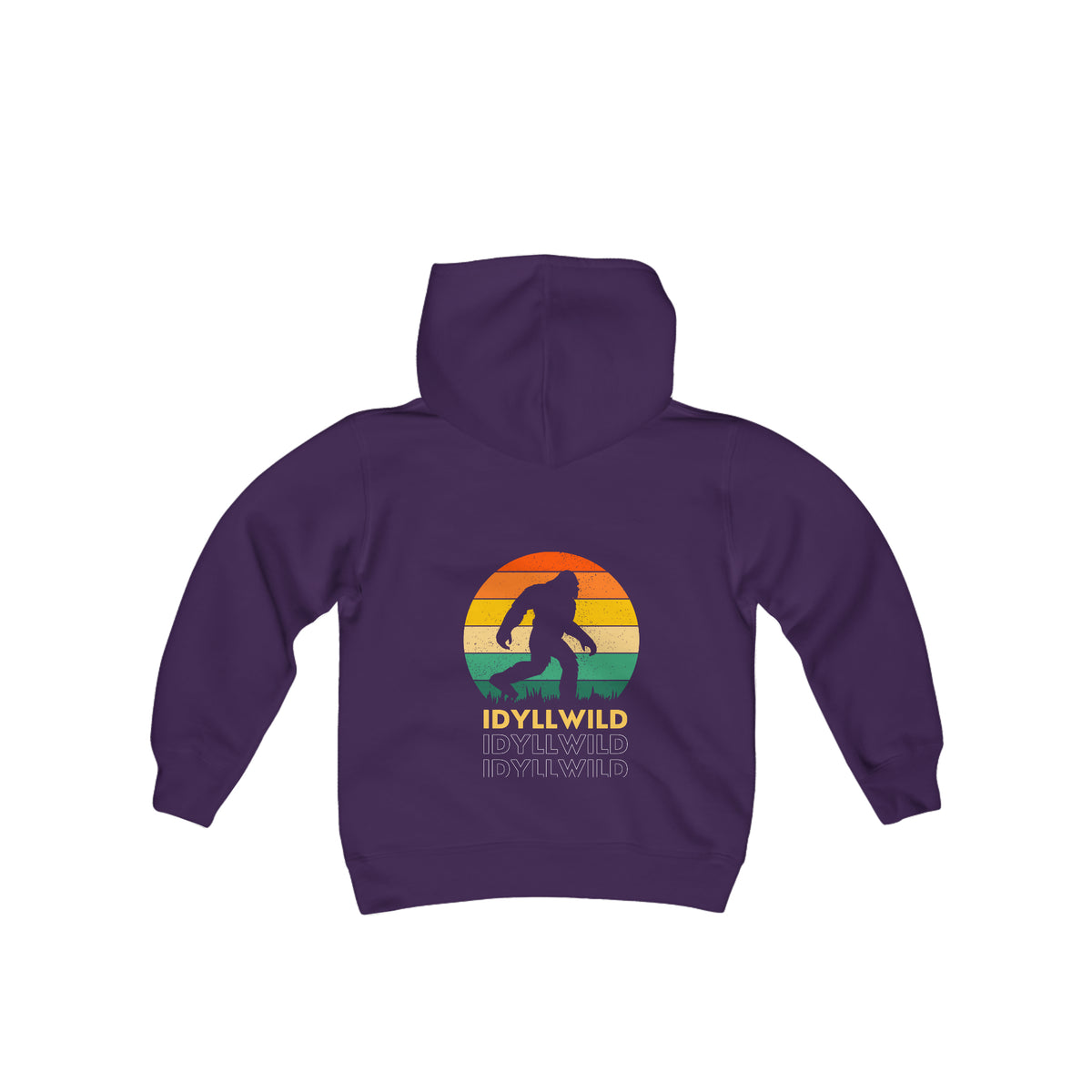 Youth Heavy Blend Hooded Sweatshirt Idyllwild Big Foot