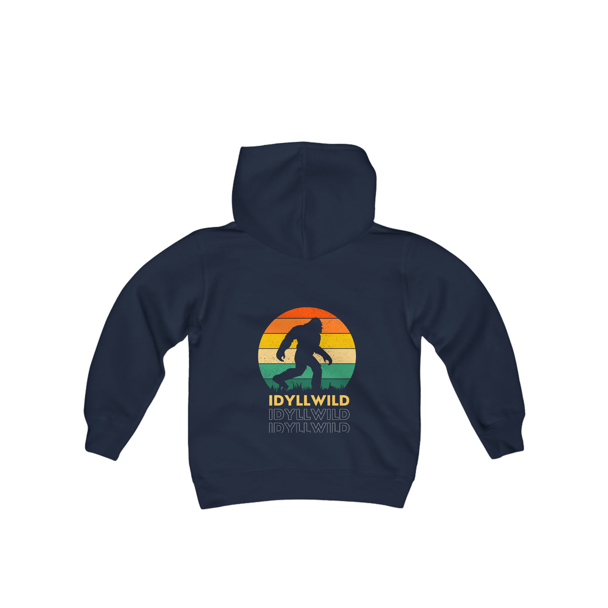 Youth Heavy Blend Hooded Sweatshirt Idyllwild Big Foot