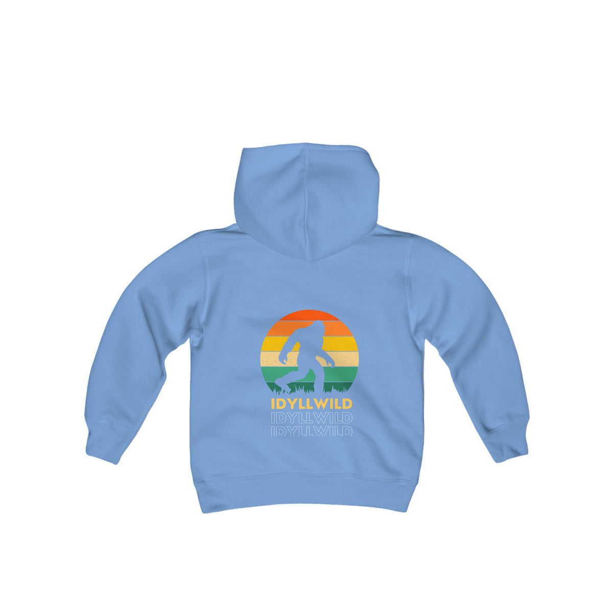 Youth Heavy Blend Hooded Sweatshirt Idyllwild Big Foot