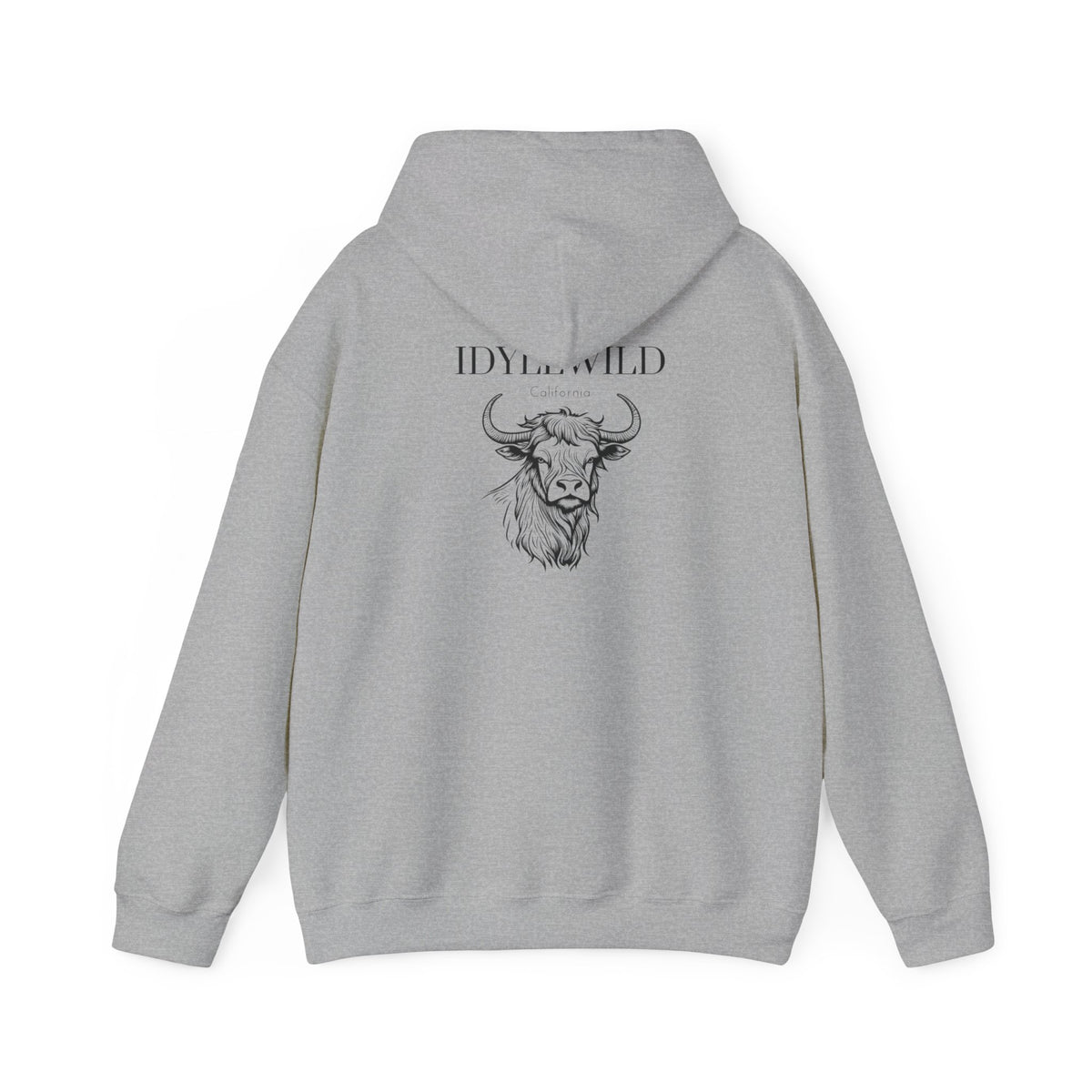 Idyllwild Highlander Cow 4 Hoodie
