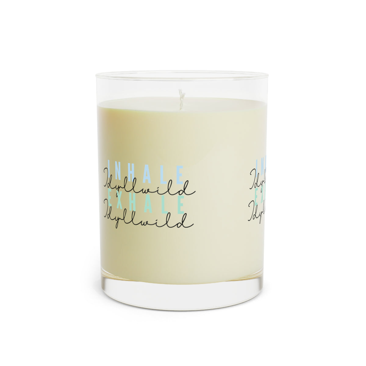 Scented Candle - Full Glass, 11oz inhale and exhale Idyllwild