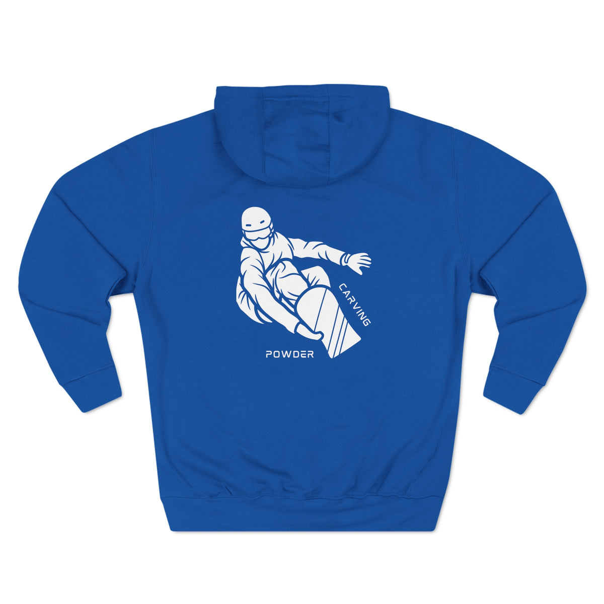Snowboard  "Fresh pow, carving" Hoodie