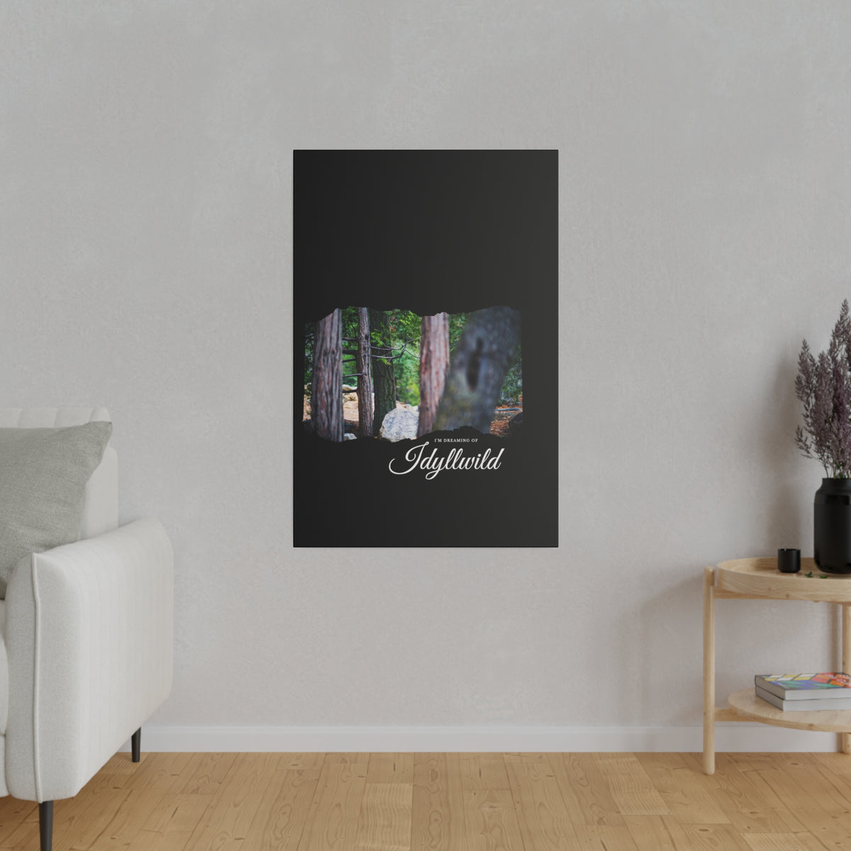 Matte Canvas, Stretched, 0.75" Dreaming of FOrest
