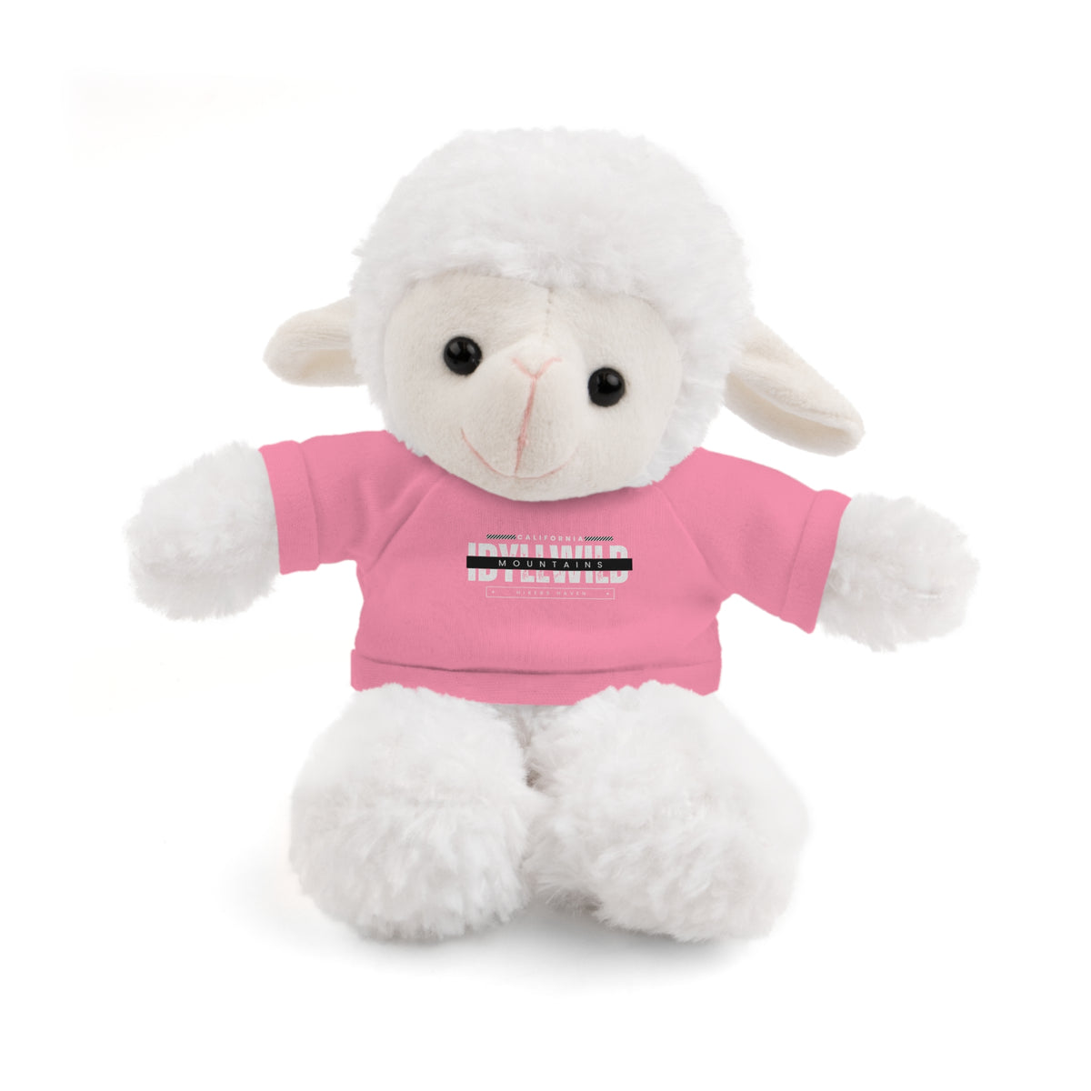 Stuffed Animals with Tee Idyllwild Hikers Haven Badge