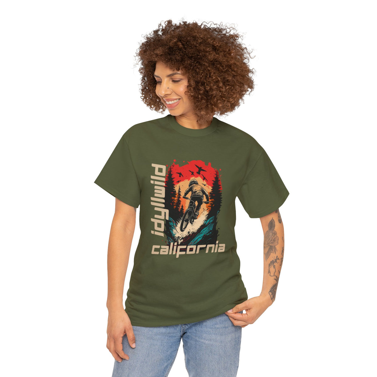 Idyllwild Downhill Mountain Biking Stylish T-Shirt