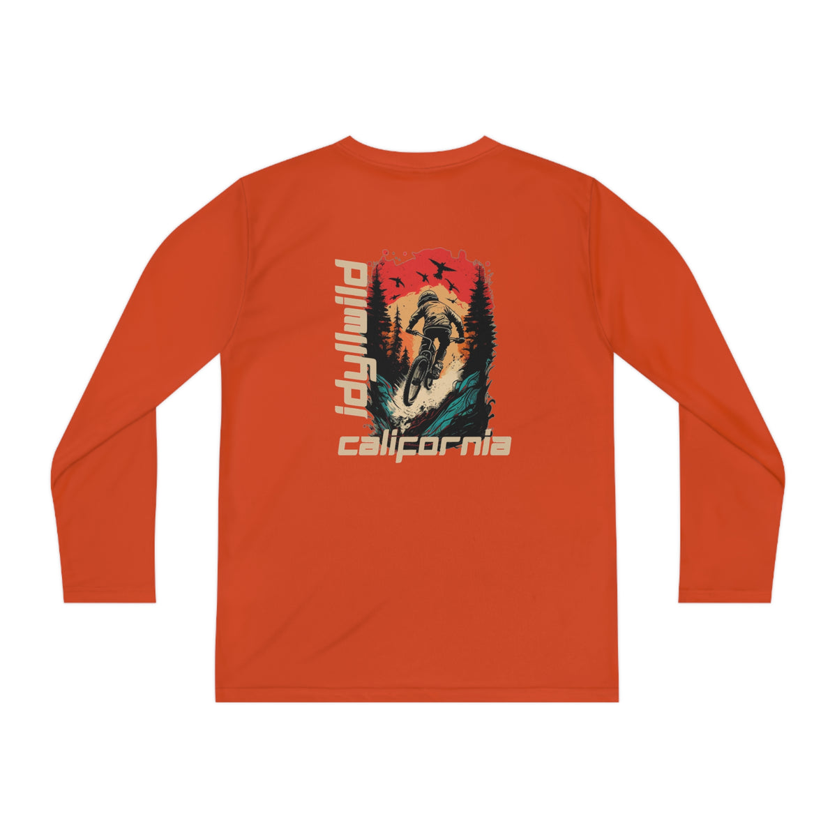 Idyllwild Mountain Biking Youth Long Sleeve Competitor Tee