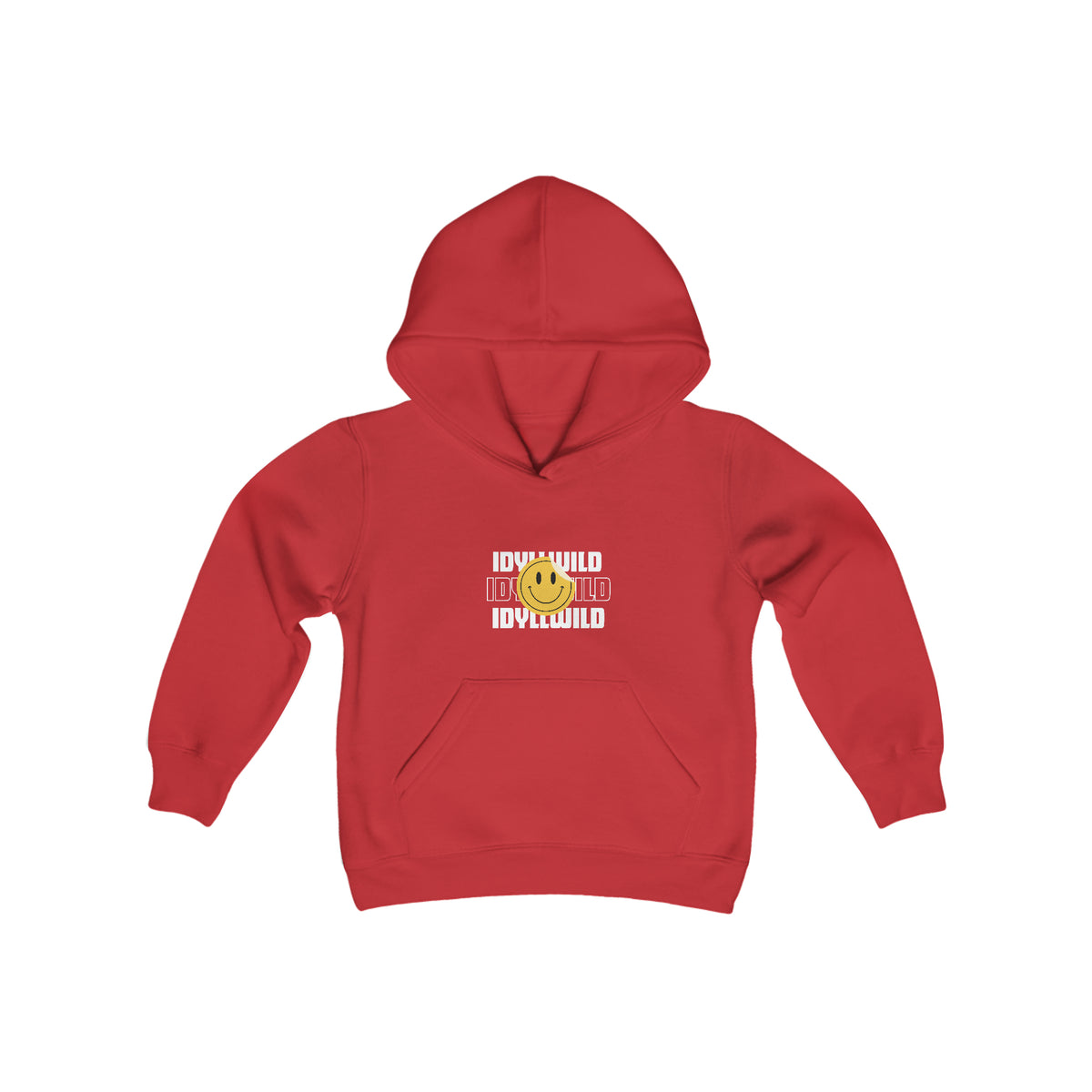 Youth Heavy Blend Hooded Sweatshirt Idyllwild Smile