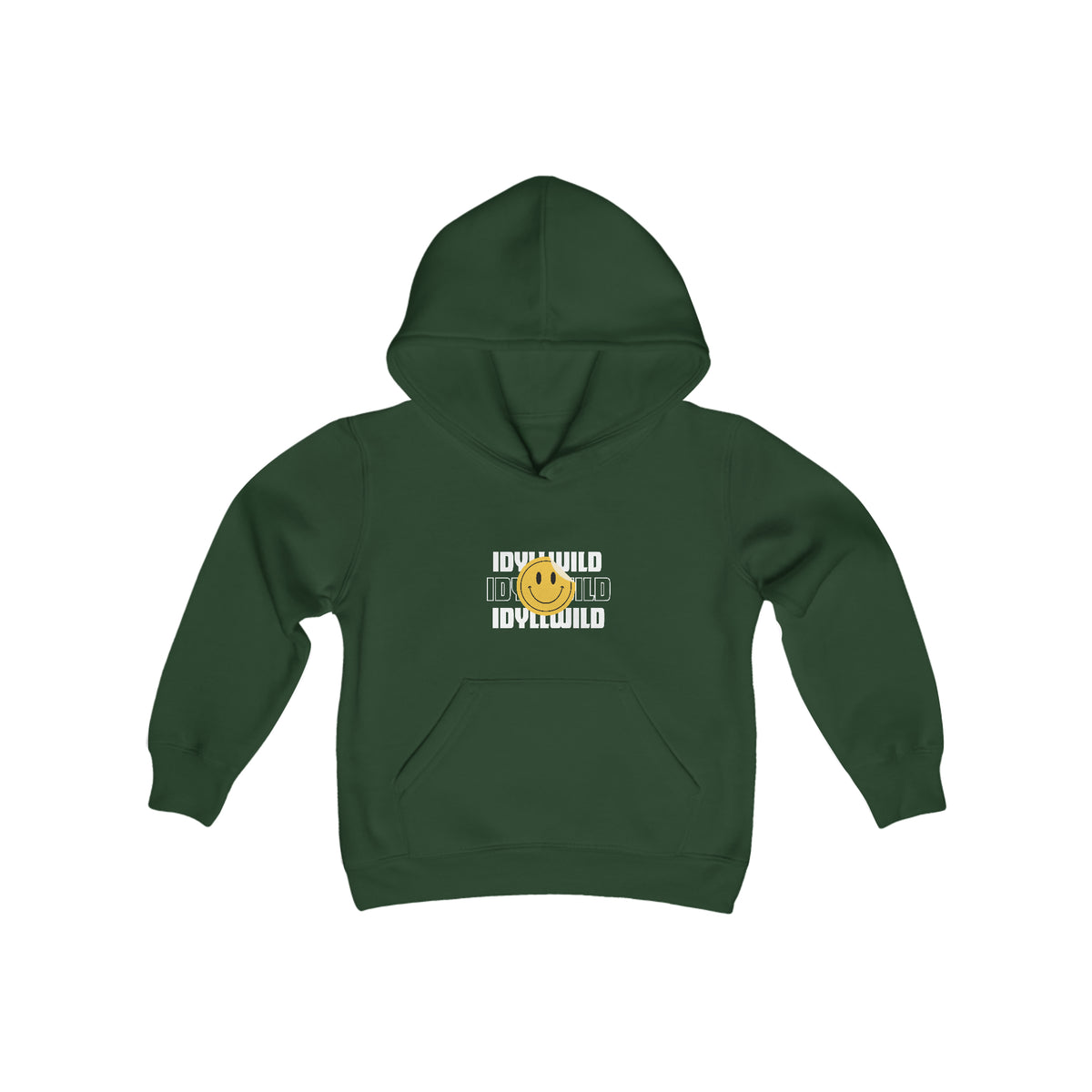 Youth Heavy Blend Hooded Sweatshirt Idyllwild Smile