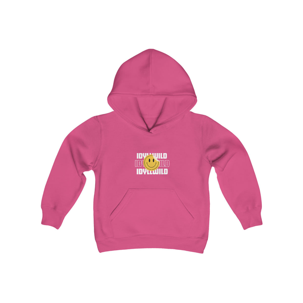 Youth Heavy Blend Hooded Sweatshirt Idyllwild Smile