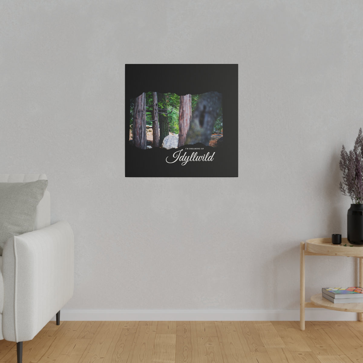 Matte Canvas, Stretched, 0.75" Dreaming of FOrest