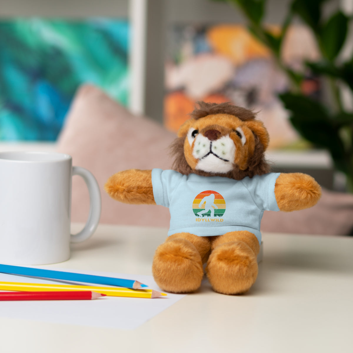 Stuffed Animals with Tee Idyllwild Big Foot