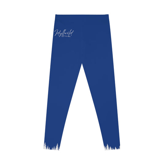 Cobalt Stretchy Leggings (AOP) Idyllwild