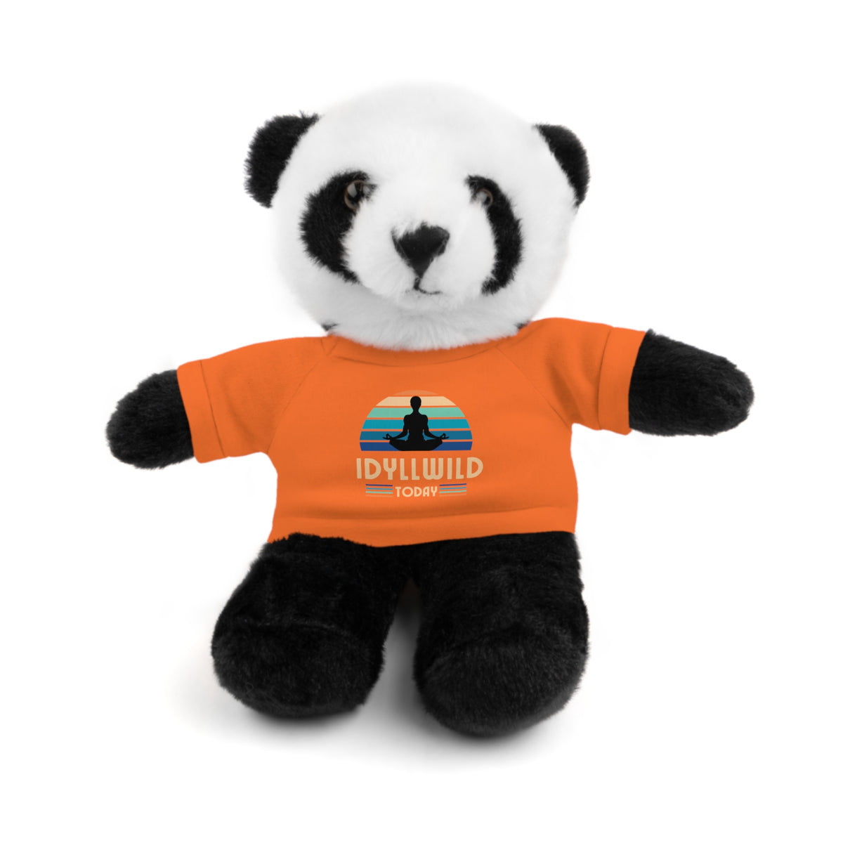 Stuffed Animals with Tee Idyllwild Yoga Day