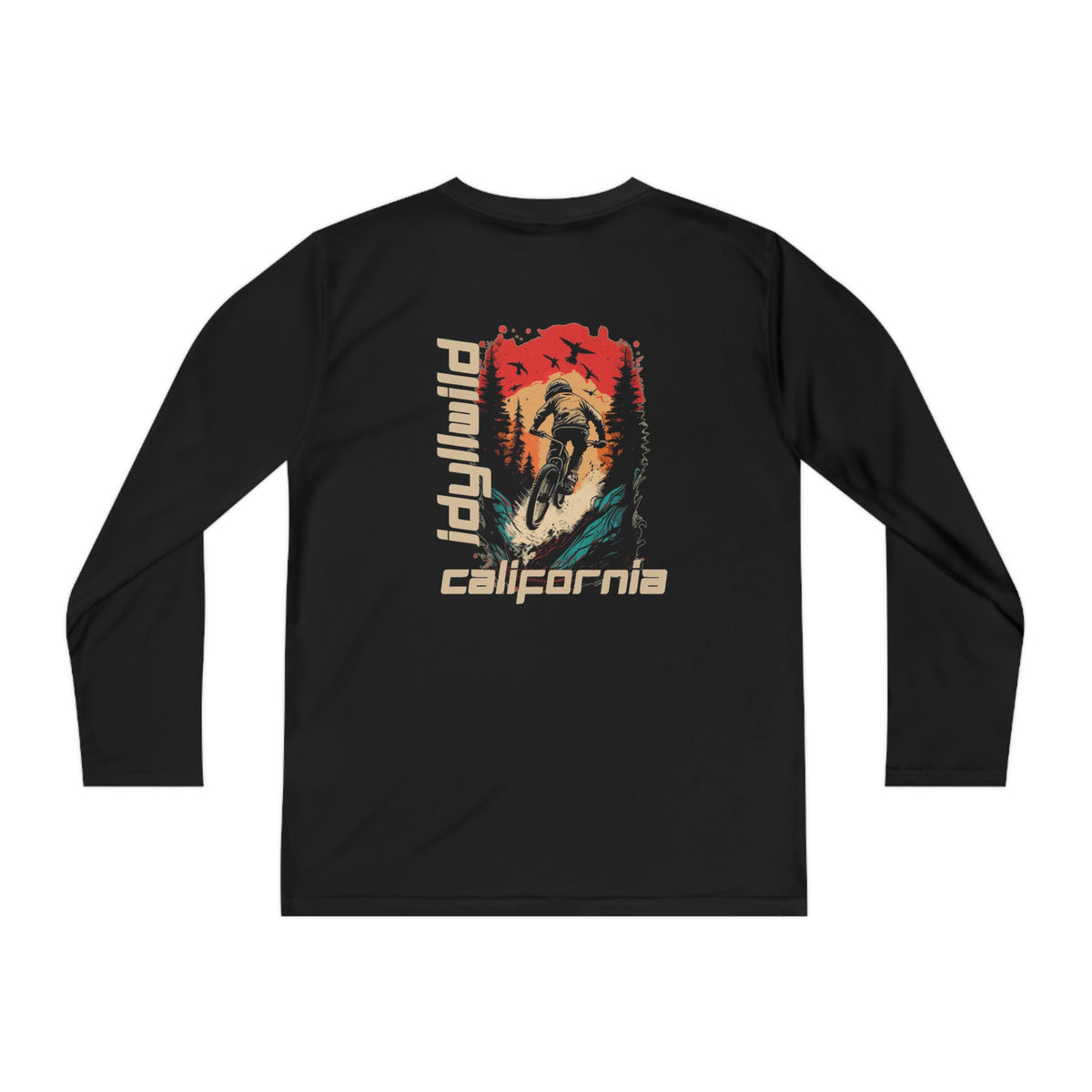 Idyllwild Mountain Biking Youth Long Sleeve Competitor Tee
