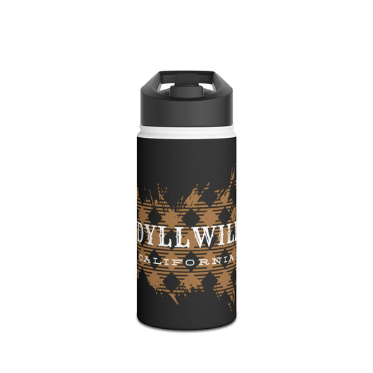Stainless Steel Water Bottle, Standard Lid Idyllwild Tan Plaid