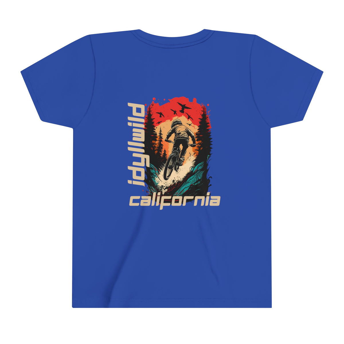 Idyllwild Mountain Biking Youth Short Sleeve Tee