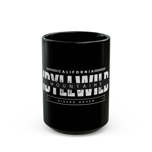 Black Mug Idywild HIkers Haven Badge