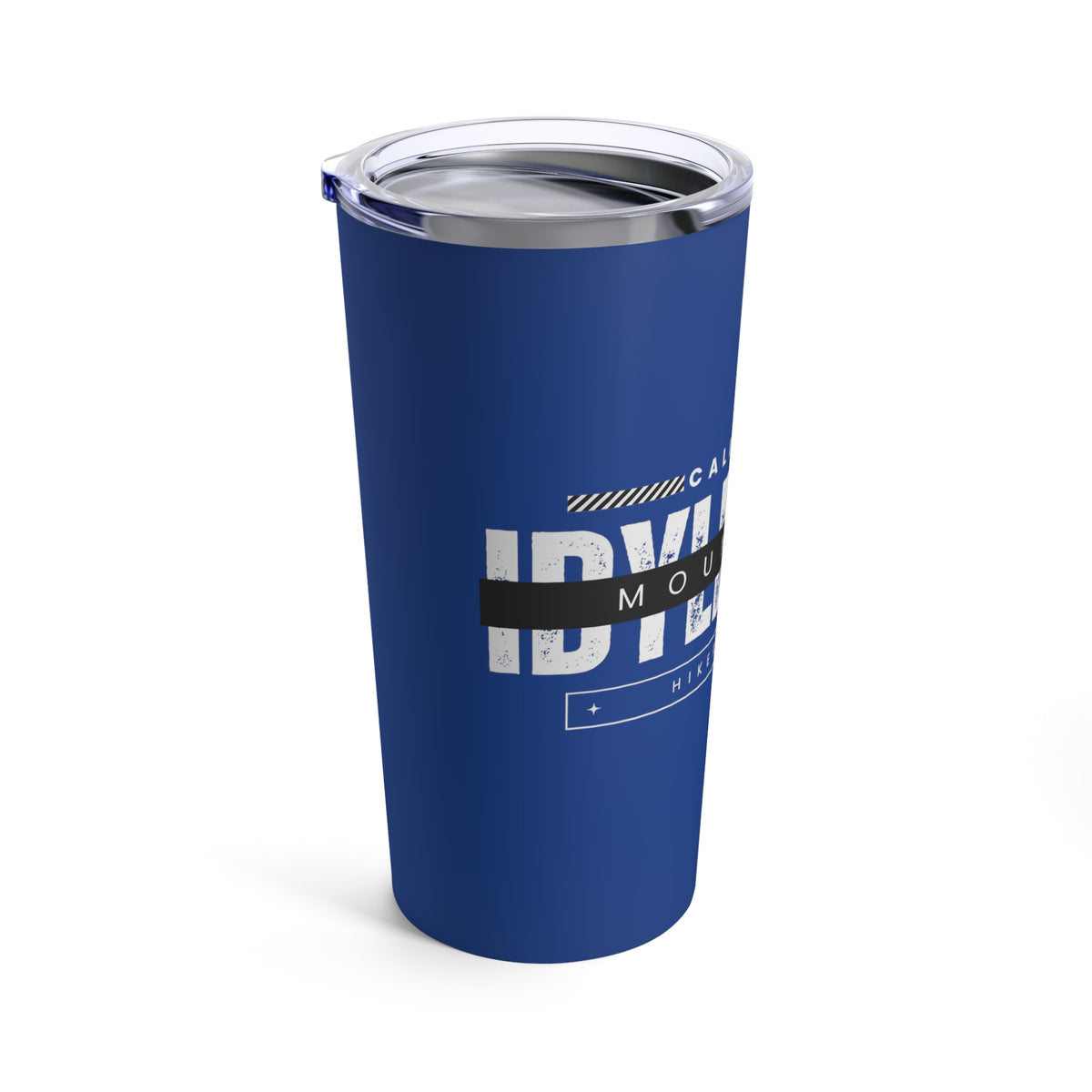 Tumbler 20oz Idyllwild Mountain Hikers Haven Blue