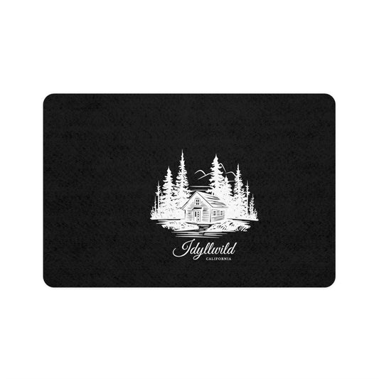 Pet Food Mat (12x18) Idyllwild Cabin in the Woods