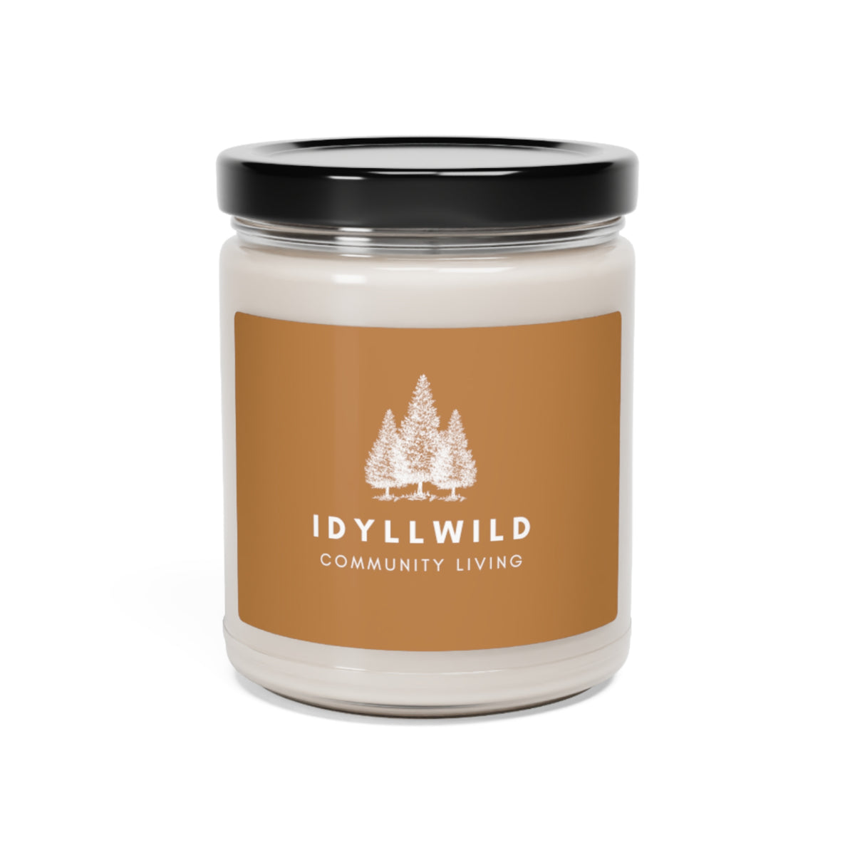 Scented Soy Candle, 9oz Idyllwild Community Tan