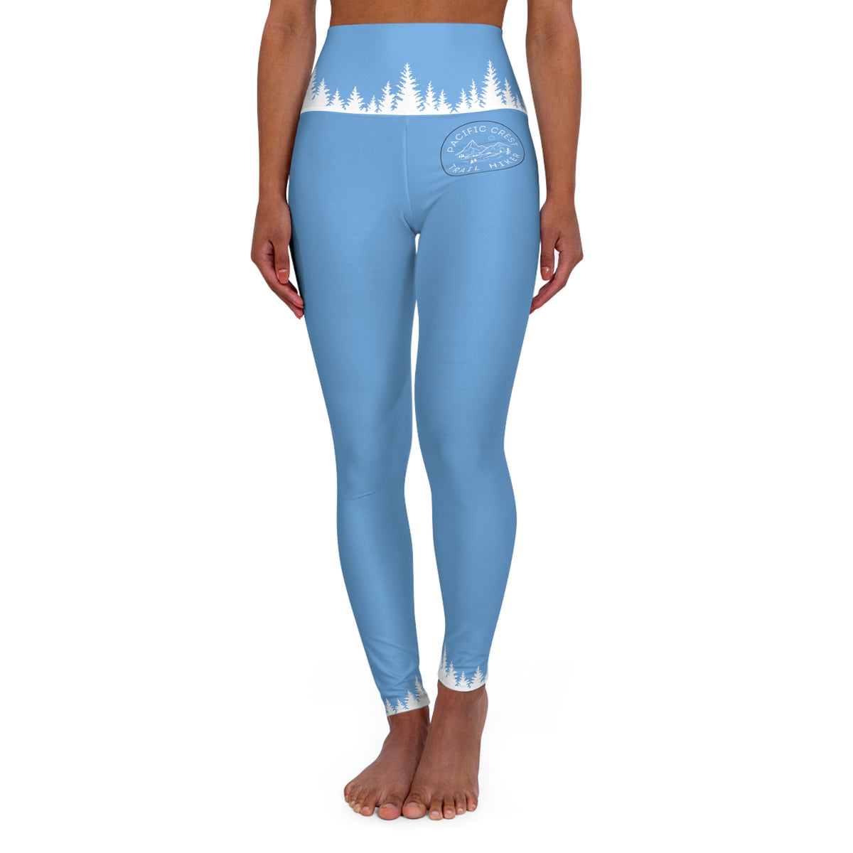 Pacific Crest Trail Hiker Blue Leggings