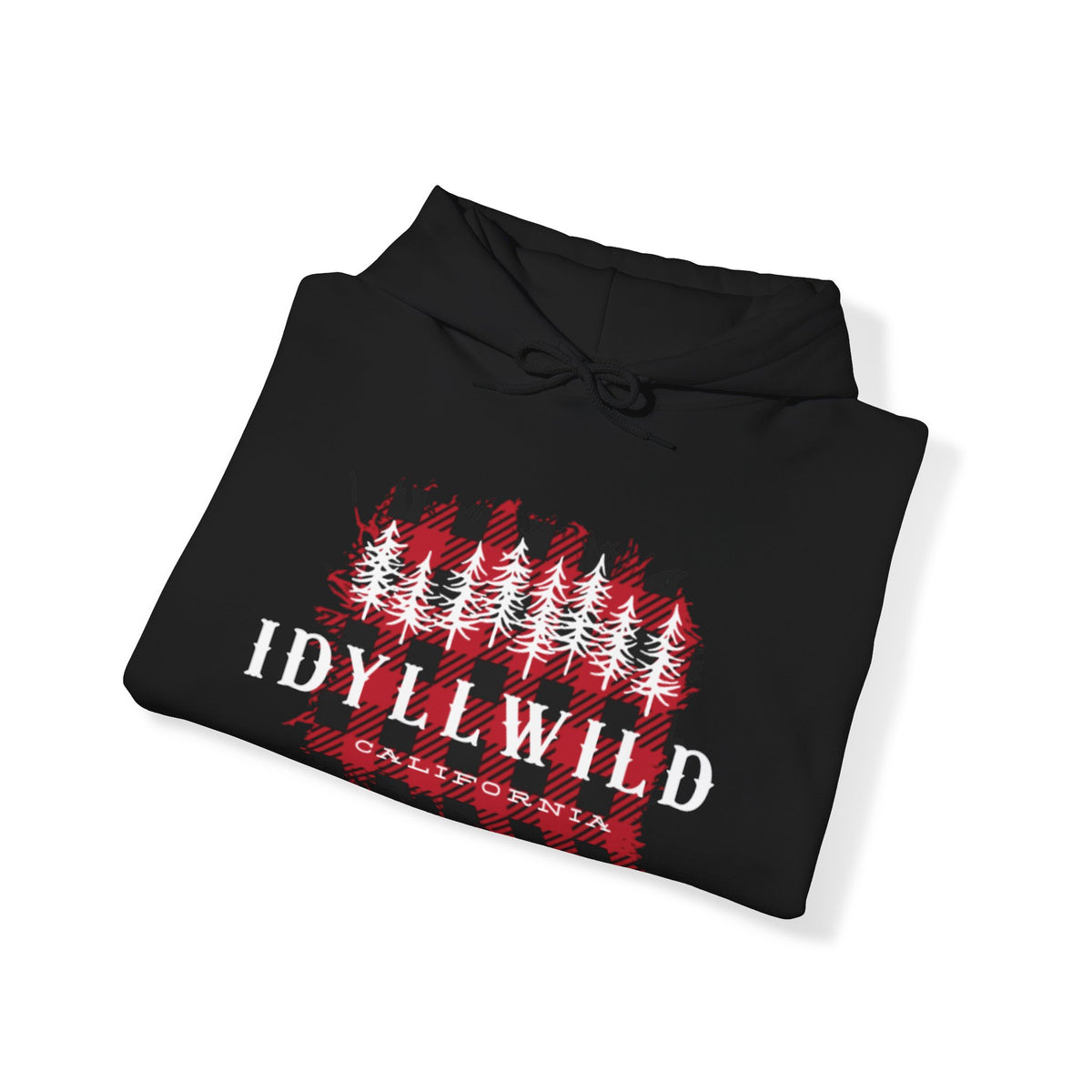 Idyllwild Red Buffalo Plaid White Pine Hoodie