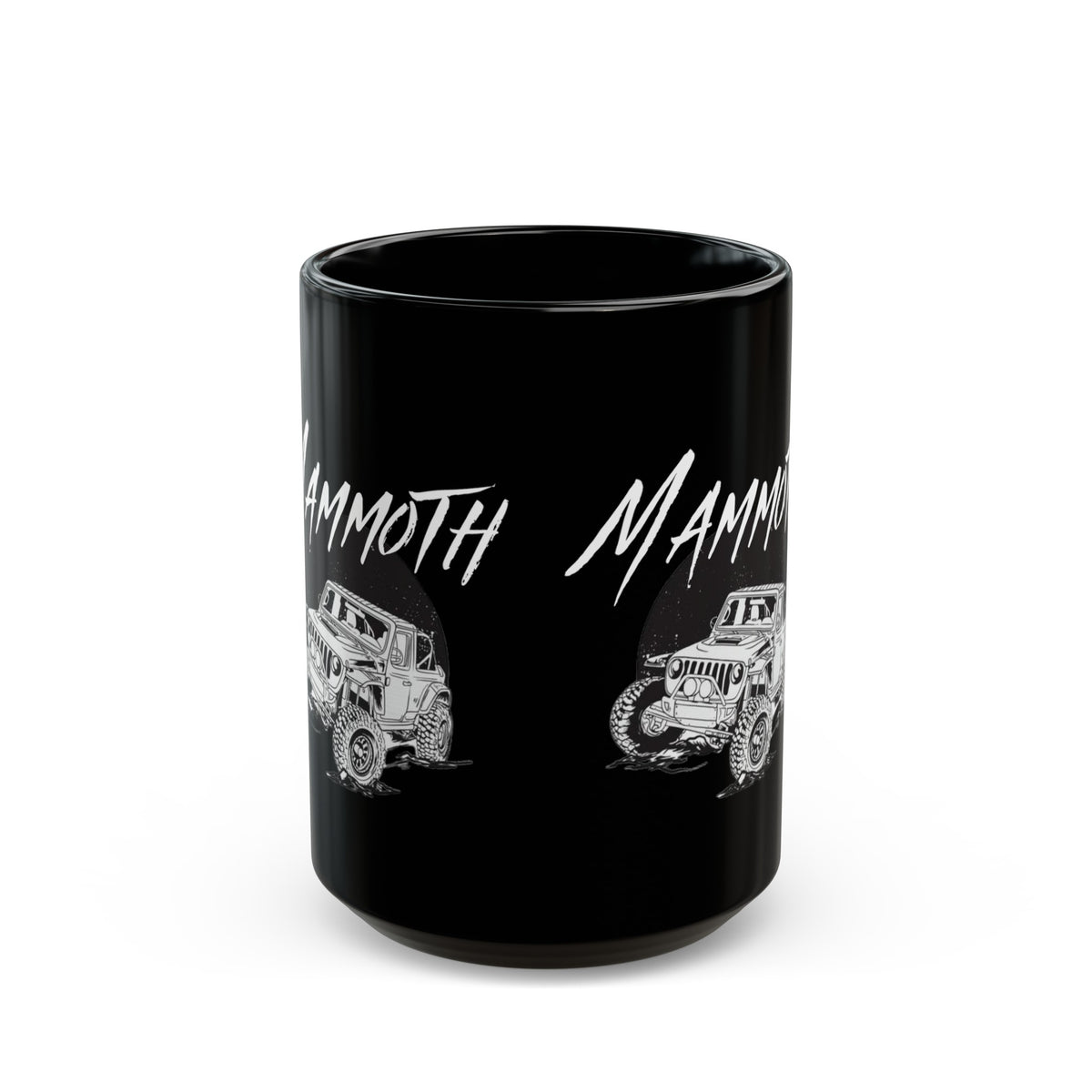 Mammoth Jeep Black Coffee Tea Mug