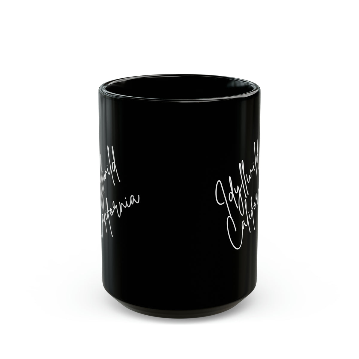 Black Mug Idywild Ca Script