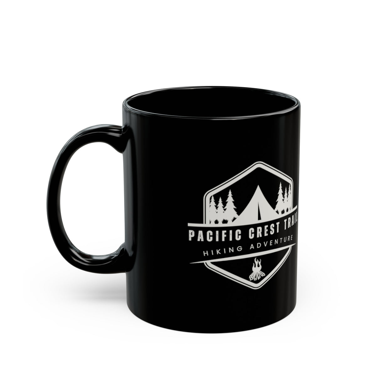 Pacific Crest Trail Hiking Adventrue Black Coffee Tea Mug