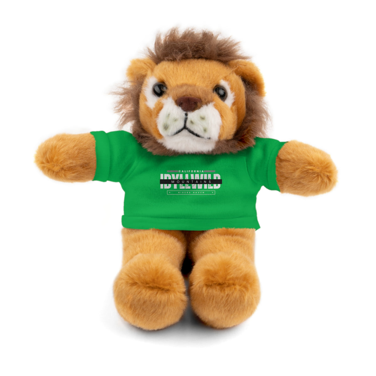 Stuffed Animals with Tee Idyllwild Hikers Haven Badge