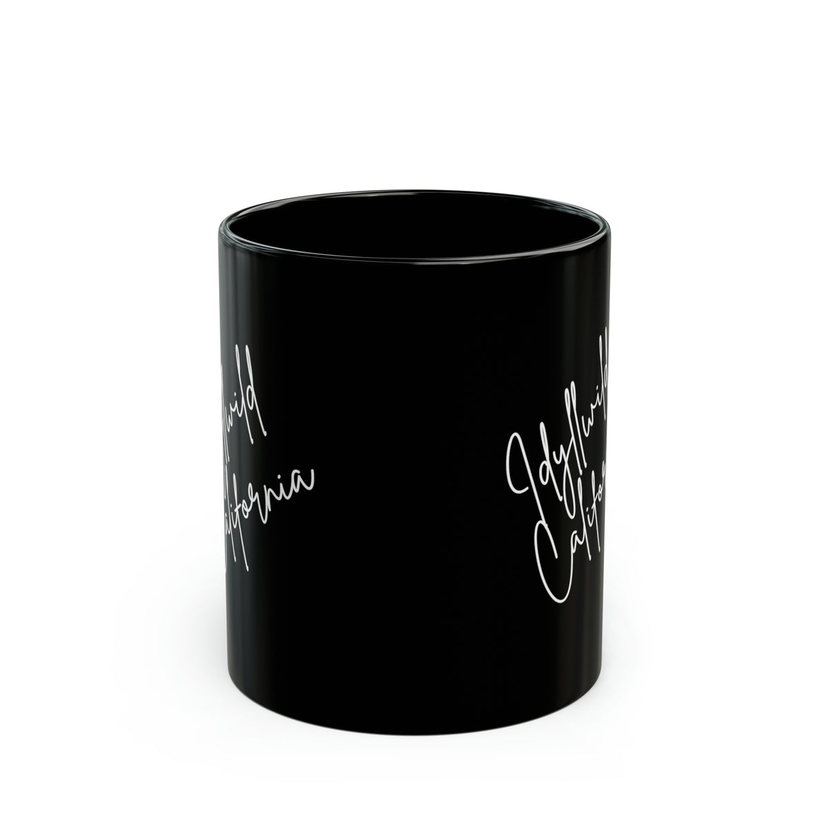 Black Mug Idywild Ca Script